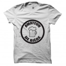 Tee shirt Amateur de biere  sublimation