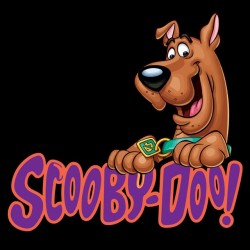 tee shirt Scooby doo black sublimation