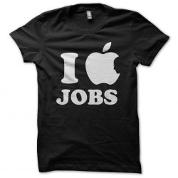 I love jobs t-shirt black sublimation
