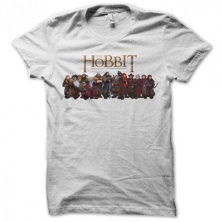 the hobbit t-shirt animated version white sublimation