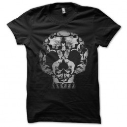 tee shirt skull cat  sublimation