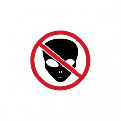 Roswell Etra Terrestre T-Shirt prohibited white sublimation