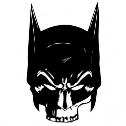 tee shirt skull batman  sublimation