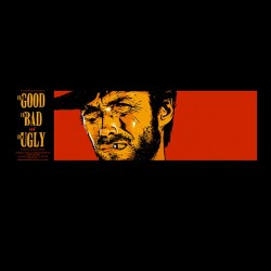 tee shirt The Good, The Bad, and The Ugly clint eastwood  sublimation