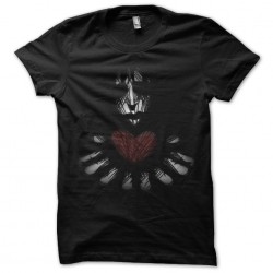 emo love t-shirt black sublimation