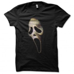 scream t-shirt black sublimation