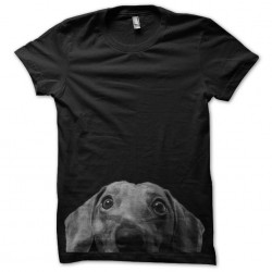tee shirt design dog funny black sublimation