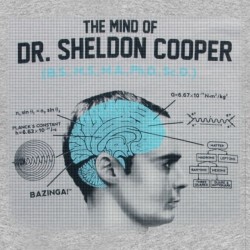 tee shirt the mind of dr sheldon cooper gris sublimation