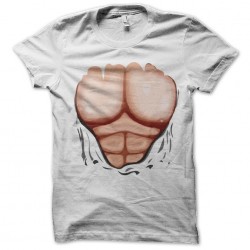 tee shirt six pack t shirt white sublimation