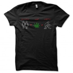 tee shirt you and me weed perfect black sublimation