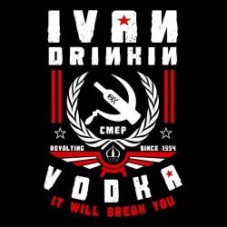 tee shirt vodka russia  sublimation