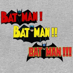 tee shirt Batman  gris sublimation