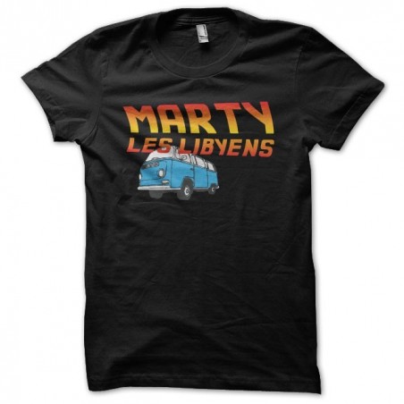 Tee shirt Marty les Libyens parodie Back to the Future  sublimation