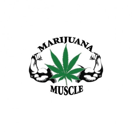 Marijuana Muscle T-Shirt white sublimation