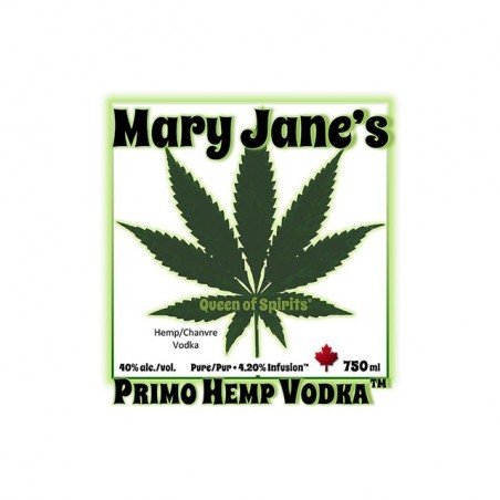 Mary Janes Primo Hemp white sublimation Vodka T-shirt