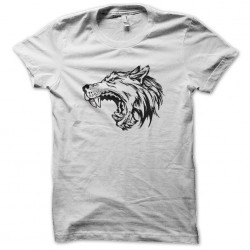 tee shirt wolf design art  sublimation
