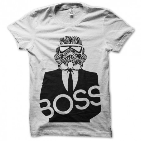 white sublimation boss t-shirt