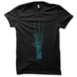t-shirt claw Xray black sublimation