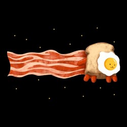 tee shirt egg bacon toast sublimation