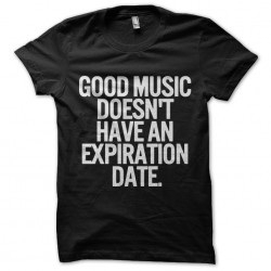 tee shirt good music  sublimation