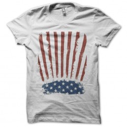 Tee shirt drapeau américain vintage  sublimation