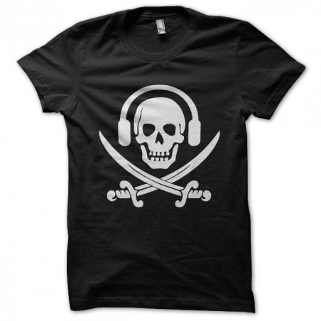 tee shirt skull music radio  sublimation