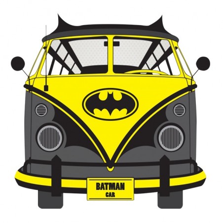 tee shirt batman car  sublimation