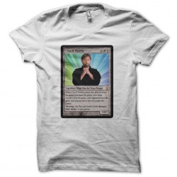 Magic Gathering parody Chuck Norris white sublimation t-shirt