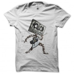 tee shirt rock music on cassette tapes  sublimation