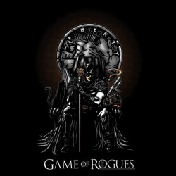 t-shirt game of rogues black sublimation