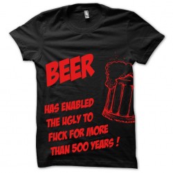 T-Shirt Beer BIG Black sublimation