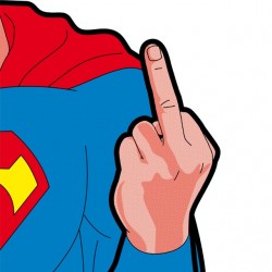 Tee shirt Superman parodie fuck  sublimation