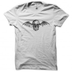 tee shirt skull devil white sublimation