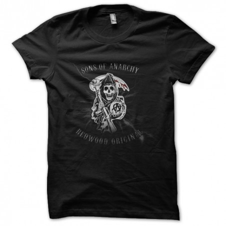 t-shirt sounds of anarchy logo design black sublimation