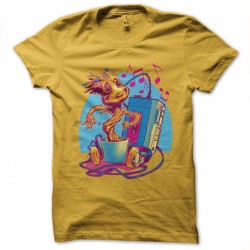GROOT music yellow sublimation t-shirt