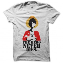 tee shirt the hero never dies  sublimation