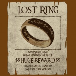 tee shirt lost ring marron sublimation