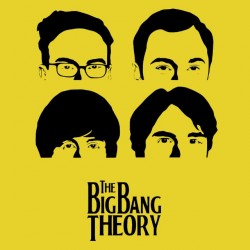 t-shirt big bang theory yellow sublimation