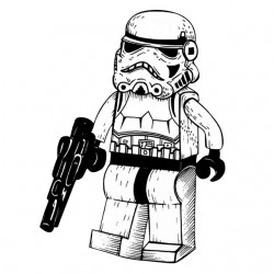 tee shirt Lego Trooper  sublimation