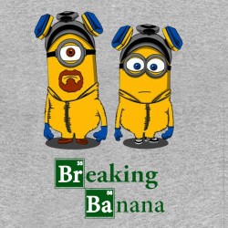 tee shirt breaking banana gris sublimation