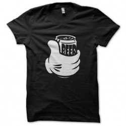 tee shirt mickey beer black sublimation