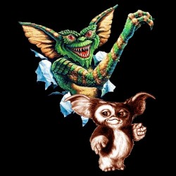 tee shirt Gremlins contre Gizmo  sublimation