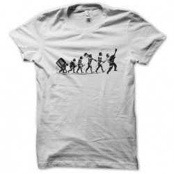Evolution white rock sublimation t-shirt