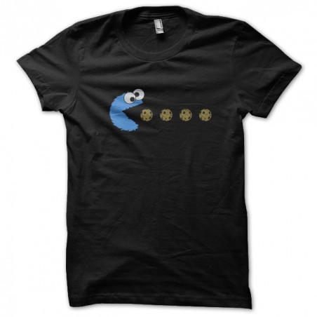 tee shirt cookie pacman black sublimation