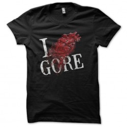 tee shirt i love gore  sublimation