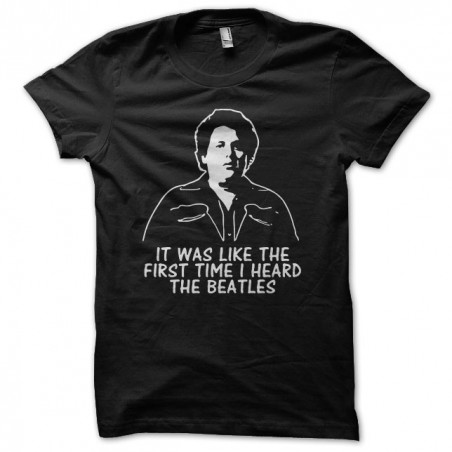 Superbad First Time t-shirt I heard the Beatles black sublimation
