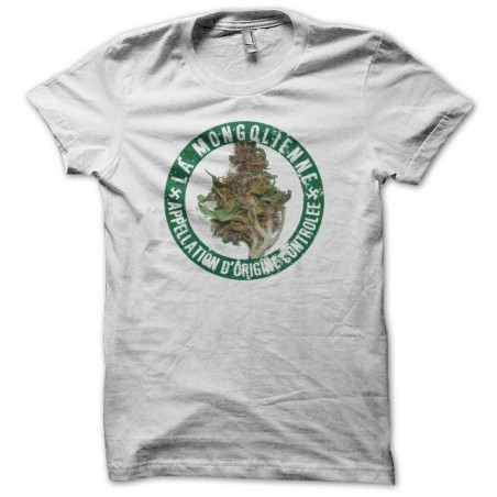 Tee shirt La Beuze La mongolienne cannabis AOC  sublimation