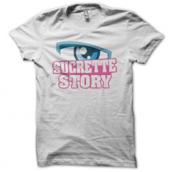 Secret Story parody Sucrette Story t-shirt white sublimation