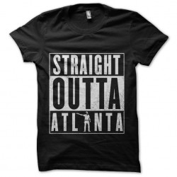 The walking dead t-shirt Atlanta black sublimation