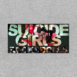 tee shirt suicide girls gris sublimation